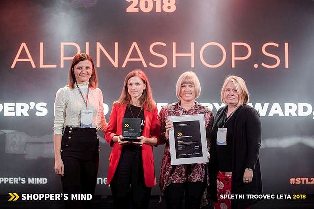 Alpini že tretja nagrada Spletni trgovec leta 