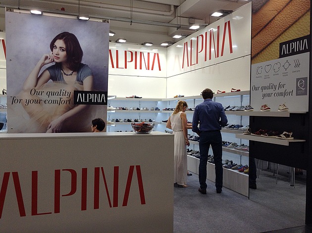 Presentation of the New Alpina Collection at the Fashion Footwear Fair in Italy 